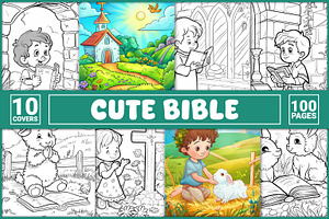 100 Bible Coloring Pages