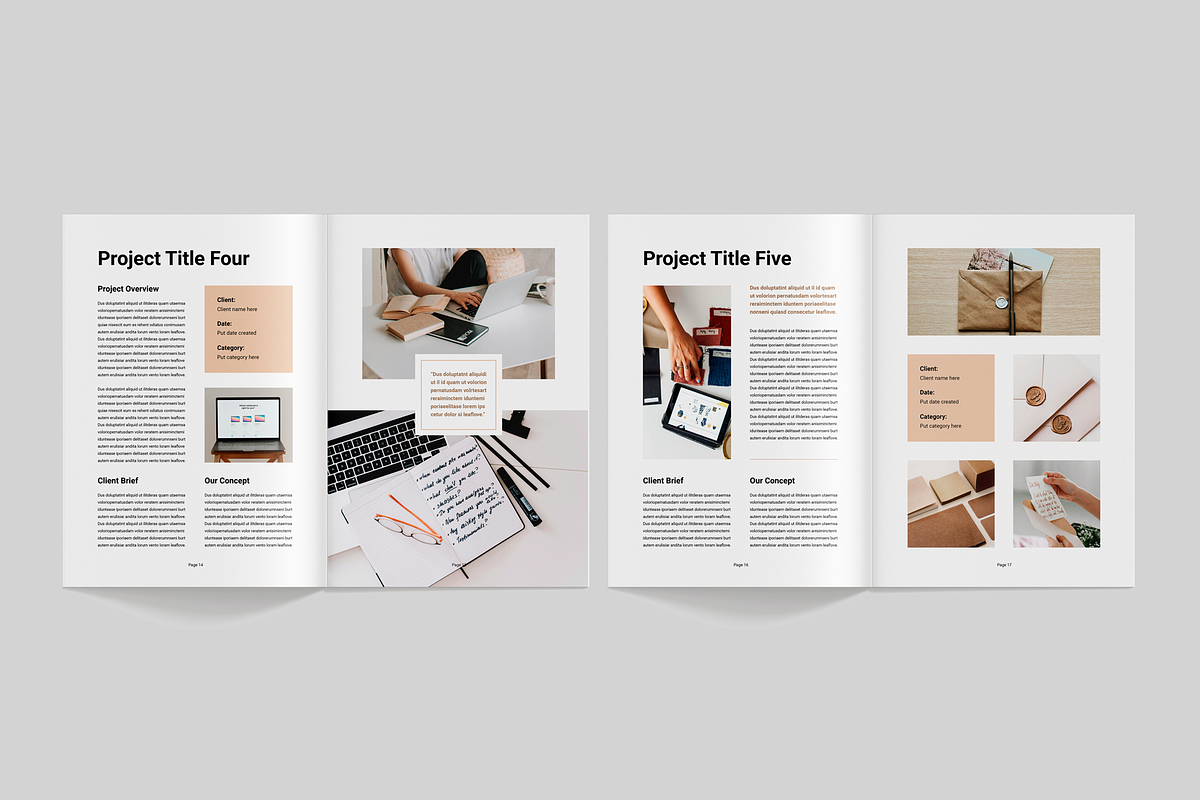 Portfolio Template, a Brochure Template by Leaflove (Photo 5 of 7)