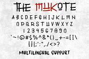 The Mukote – Japanese Brush Font, a Handwritten Font by Dm Studio (Thumbnail 9 of 10)