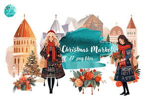 Christmas Market Graphics