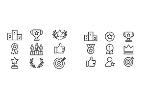Awards and achievements represented, an Object Illustration by ZinetroN