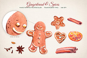 Watercolor Christmas Wreath Creator, a Seasonal Illustration by Where summer is (Thumbnail 9 of 13)