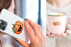 Crazy Pumpkins 12 Png Sticker Desi