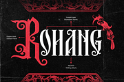 Rohang – Ritualistic Display Font, a Blackletter Font by Inviline.co (Thumbnail 7 of 17)