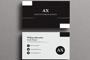 Minimal Business Card, a Business Card Template by MightyDesign (Thumbnail 2 of 6)