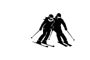 collection of Winter Ski Silhouette, an Illustration by Amazin_art (Thumbnail 29 of 33)