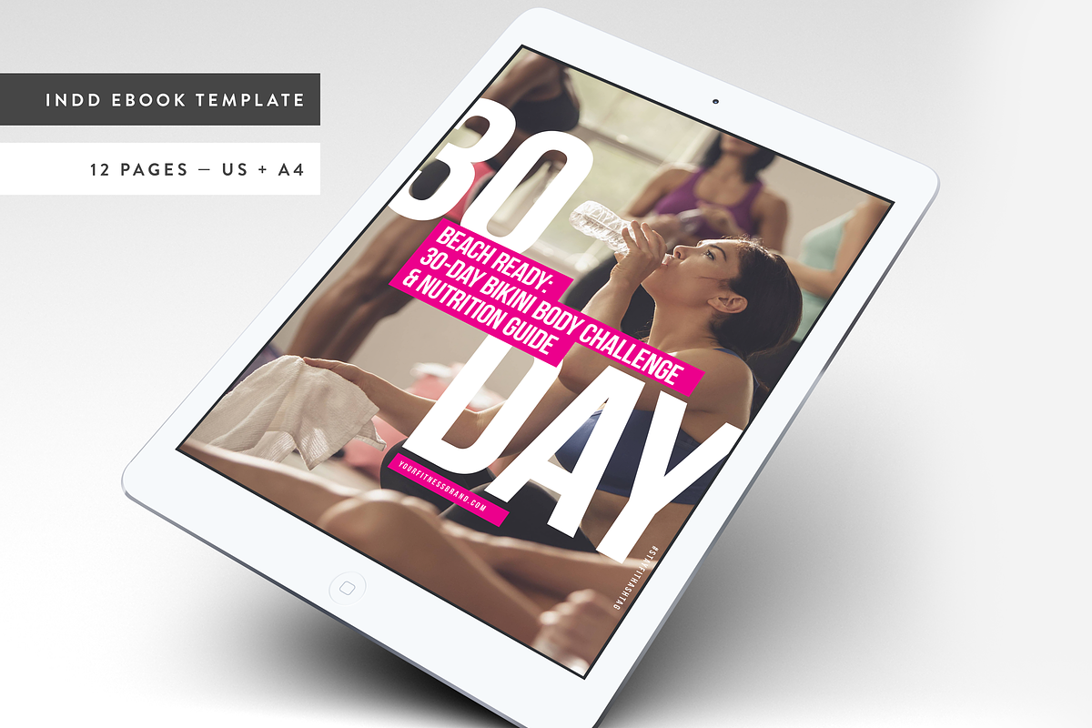 Fitness Bold Ebook Template, a Magazine Template by Providence Studio (Photo 2 of 6)