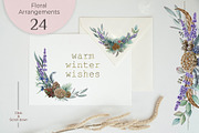 Winter Birds Watercolor Clipart, an Animal Illustration by AnitaPol (Thumbnail 6 of 14)