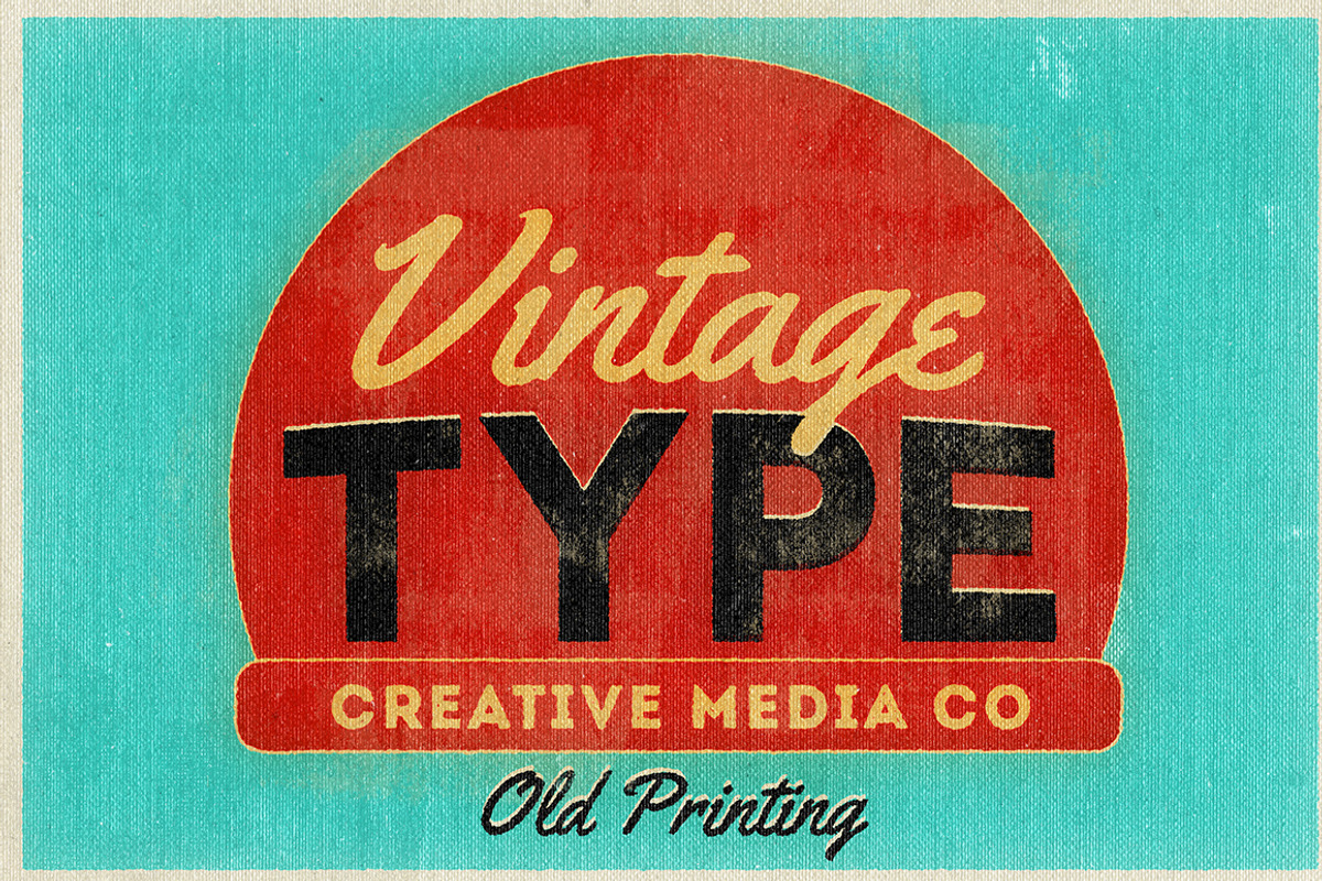 Vintage Lab - Old Printing, a Layer Style Add-On by Creative Media Co (Photo 5 of 5)