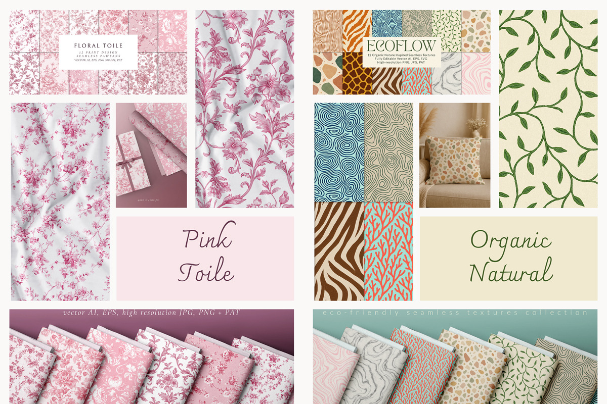 700+ Seamless Patterns Bundle, a Pattern Graphic by Olya Creative (Photo 5 of 56)