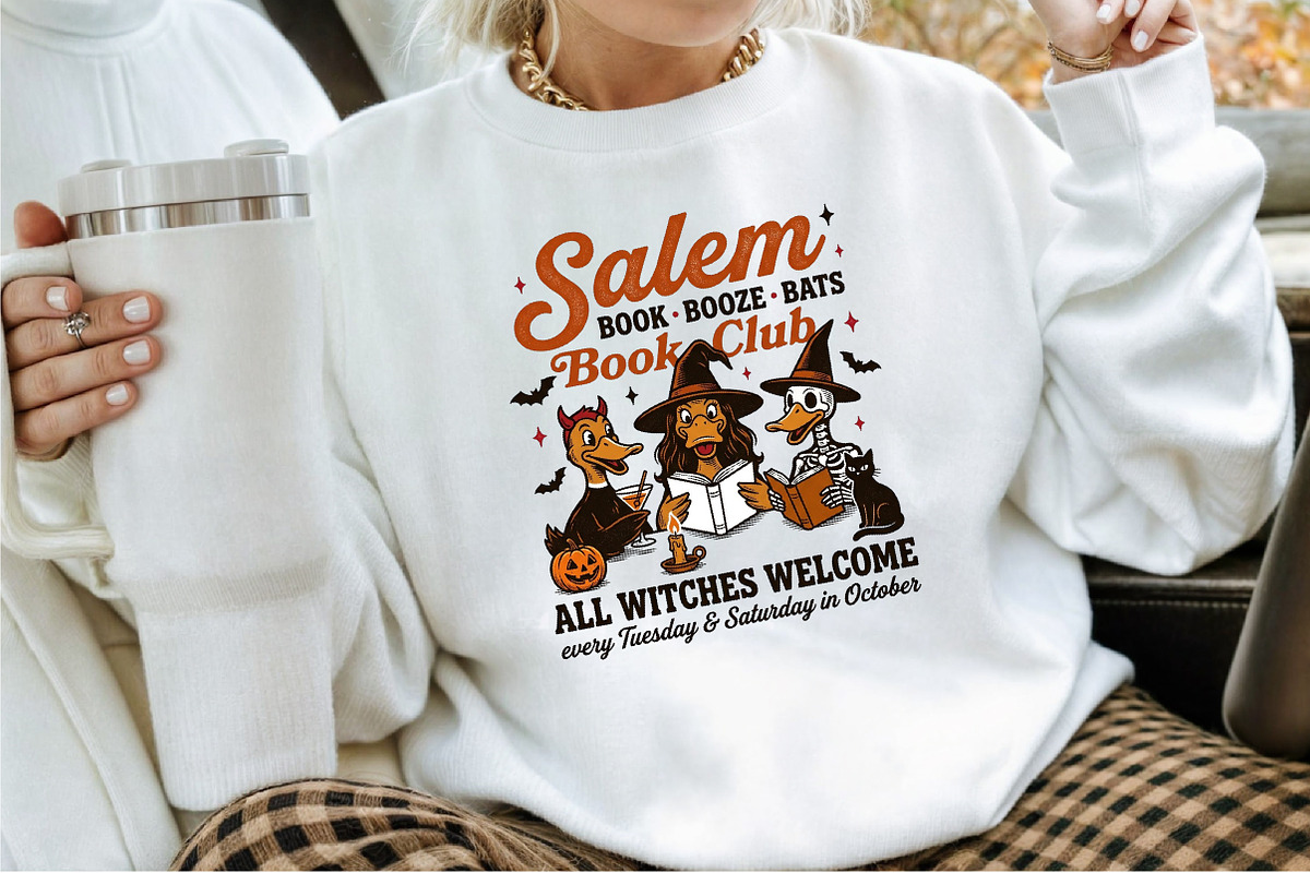 Book Lover Halloween -Goose Reading, a Work Illustration by Sublimation Artist (Photo 2 of 9)