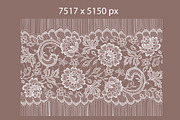 Lace seamless ribbons, cliparts., a Pattern Graphic by Ajuga (Thumbnail 6 of 7)