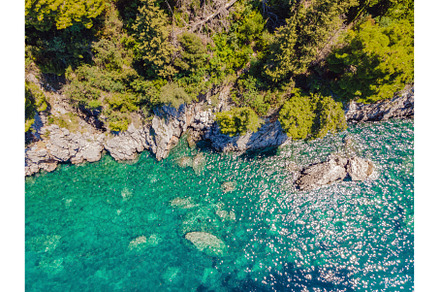 Picturesque sea Adriatic coast of, a Nature Photo by Elizaveta Galitskaya