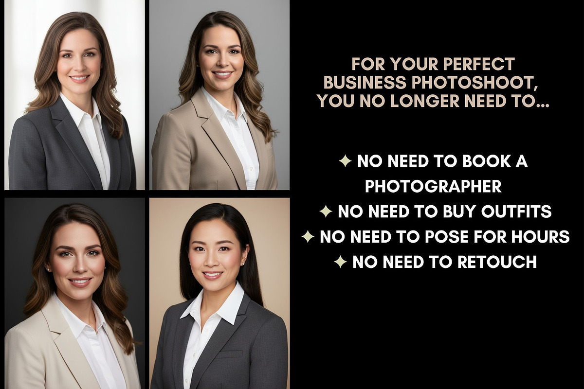 Women Headshot Professional Prompts, a Business Photo by Selenique Studio (Photo 5 of 9)