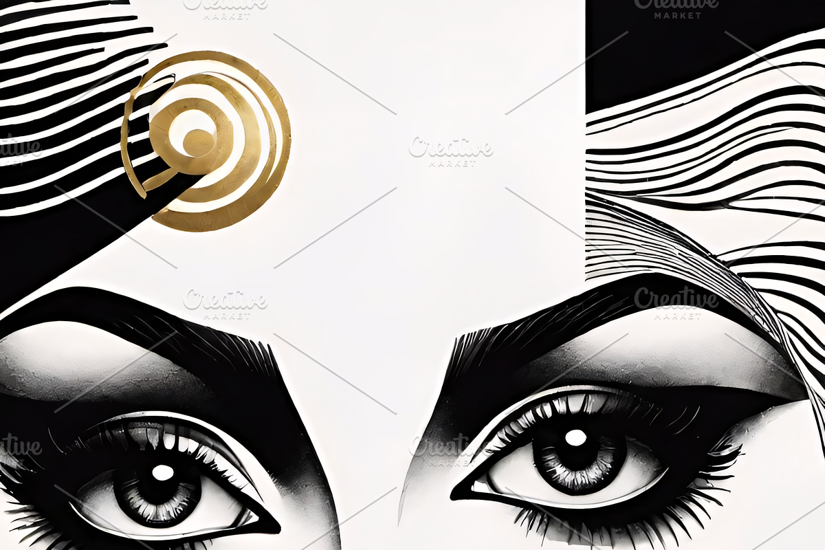 “Graphic Goddess Portraits” bundle, an Illustration by ETARA by Mea Hau (Photo 3 of 6)