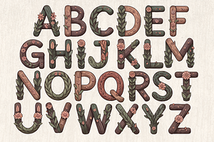 Whimsical Forest Alphabet