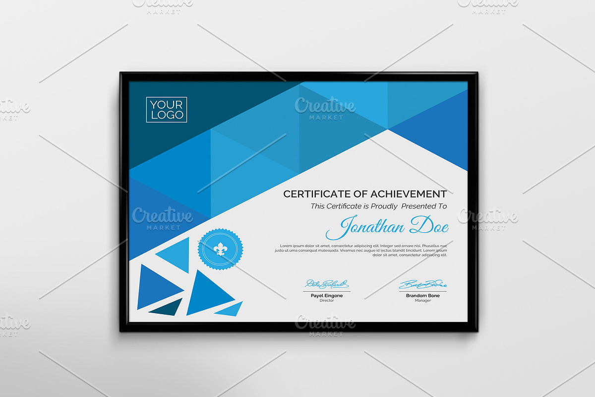Abstract Certificate, a Stationery Template by Cristal Pioneer (Photo 1 of 5)