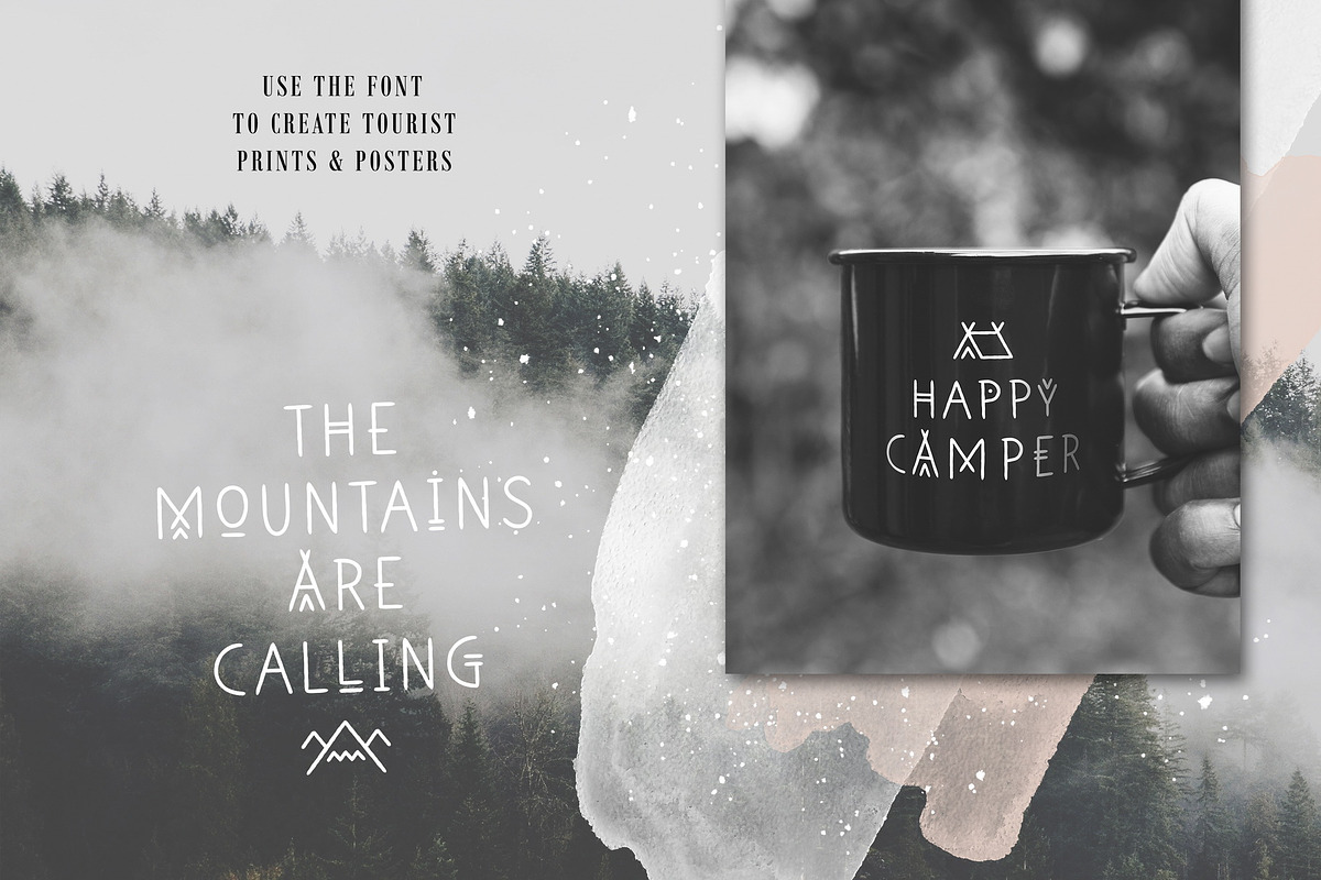 Wigwam - Handwritten Geometric Font preview 8