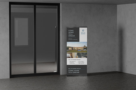 ROLL UP BANNER MOCKUP