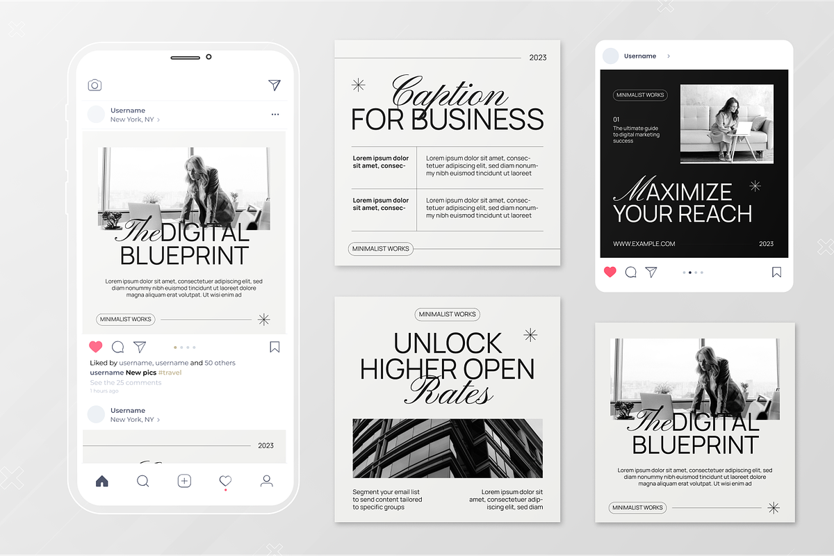 Minimalist Instagram Post, a Social Media Template by Annora Studio (Photo 2 of 3)