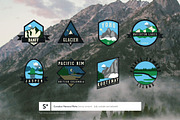 Canadian National Parks Badges, an Icon by Sam Vickars* (Thumbnail 1 of 4)