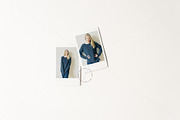Vintage Photo Pile Mockup | PSD, PNG, a Product Mockup by Pretty Techie (Thumbnail 2 of 2)