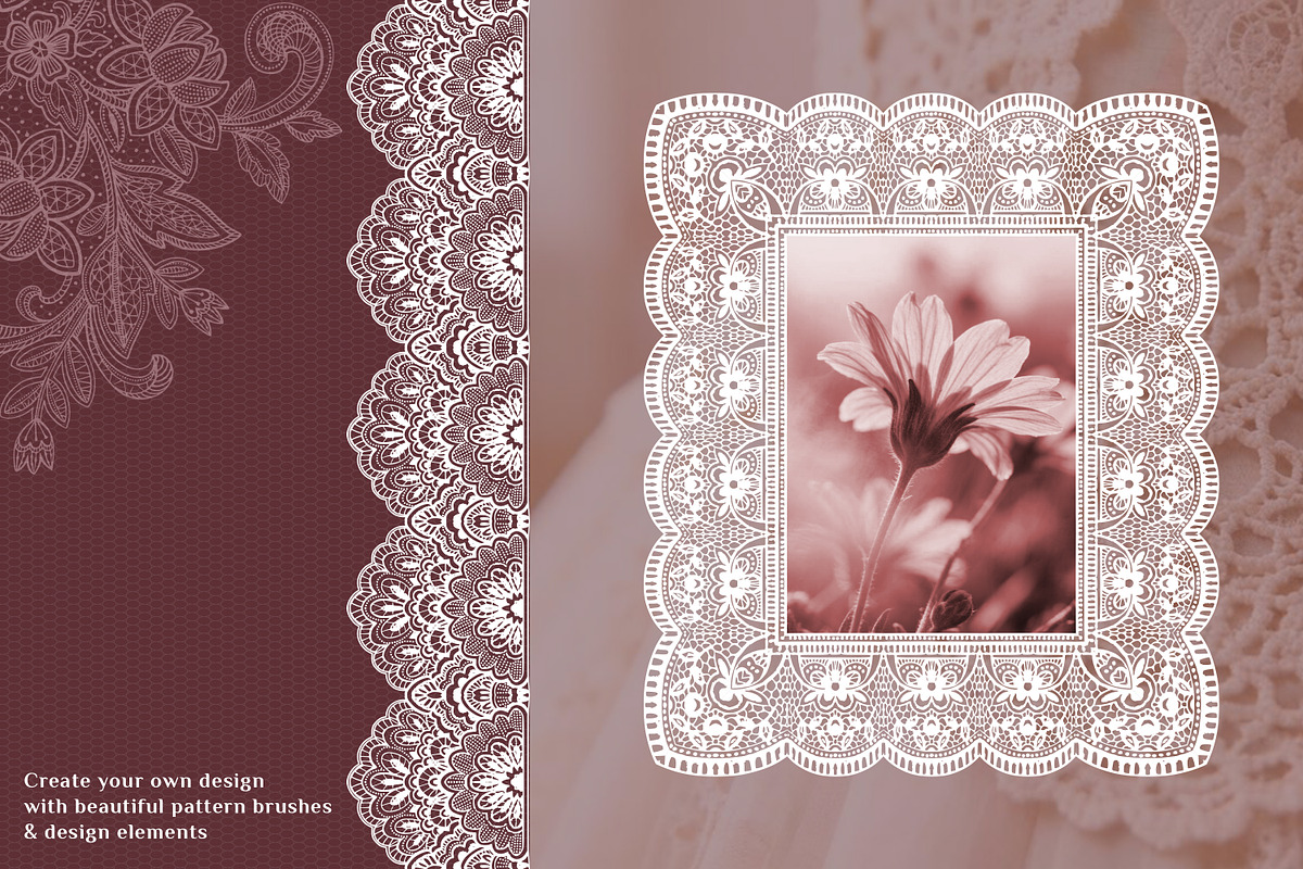 Vintage Lace. Vector collection, a Pattern Graphic by Molly art (Photo 2 of 12)