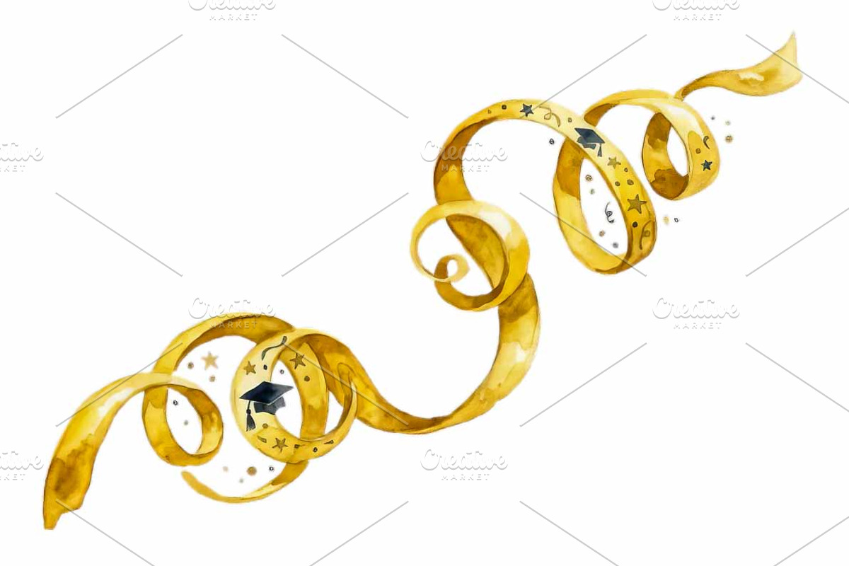 Graduation Clipart Collection PNGs, an Education Illustration by VetalStock (Photo 18 of 20)