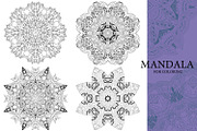 Mandalas for coloring 19, an Object Graphic by Watercolor fantasy (Thumbnail 3 of 5)