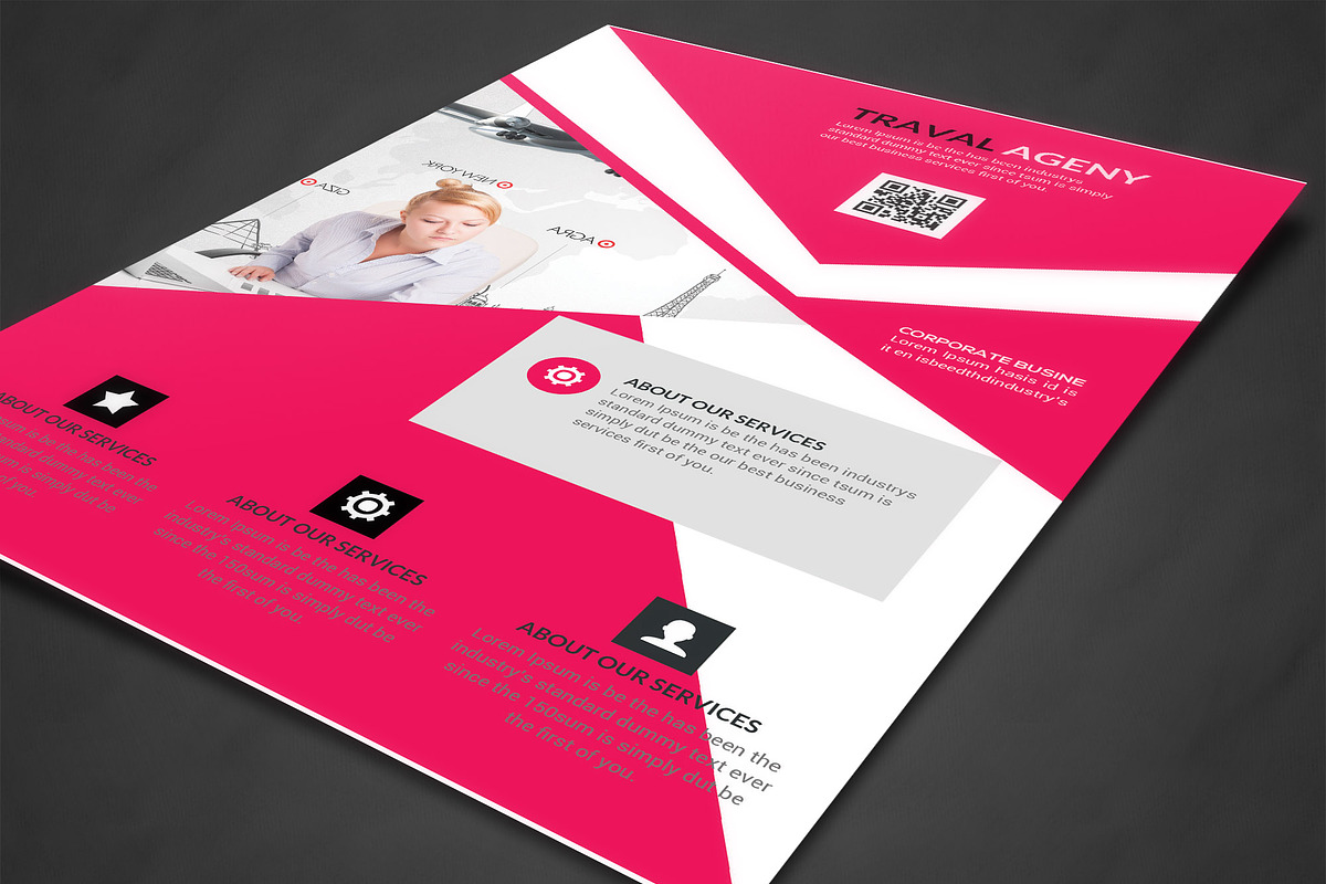 Traval Ageny Flyer, a Poster Template by graphicforest (Photo 2 of 4)