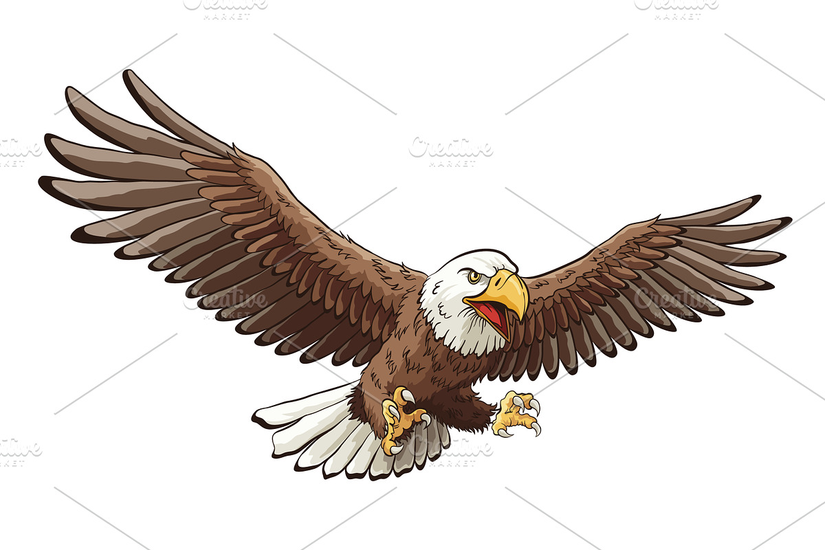 American eagle, national, an Animal Illustration by Things for designers