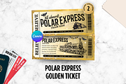 Personalized Polar Express Ticket, a Print Template by Snapybiz (Thumbnail 1 of 11)
