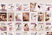 Skincare Canva Instagram Carousel, a Social Media Template by MOAROShop (Thumbnail 3 of 10)