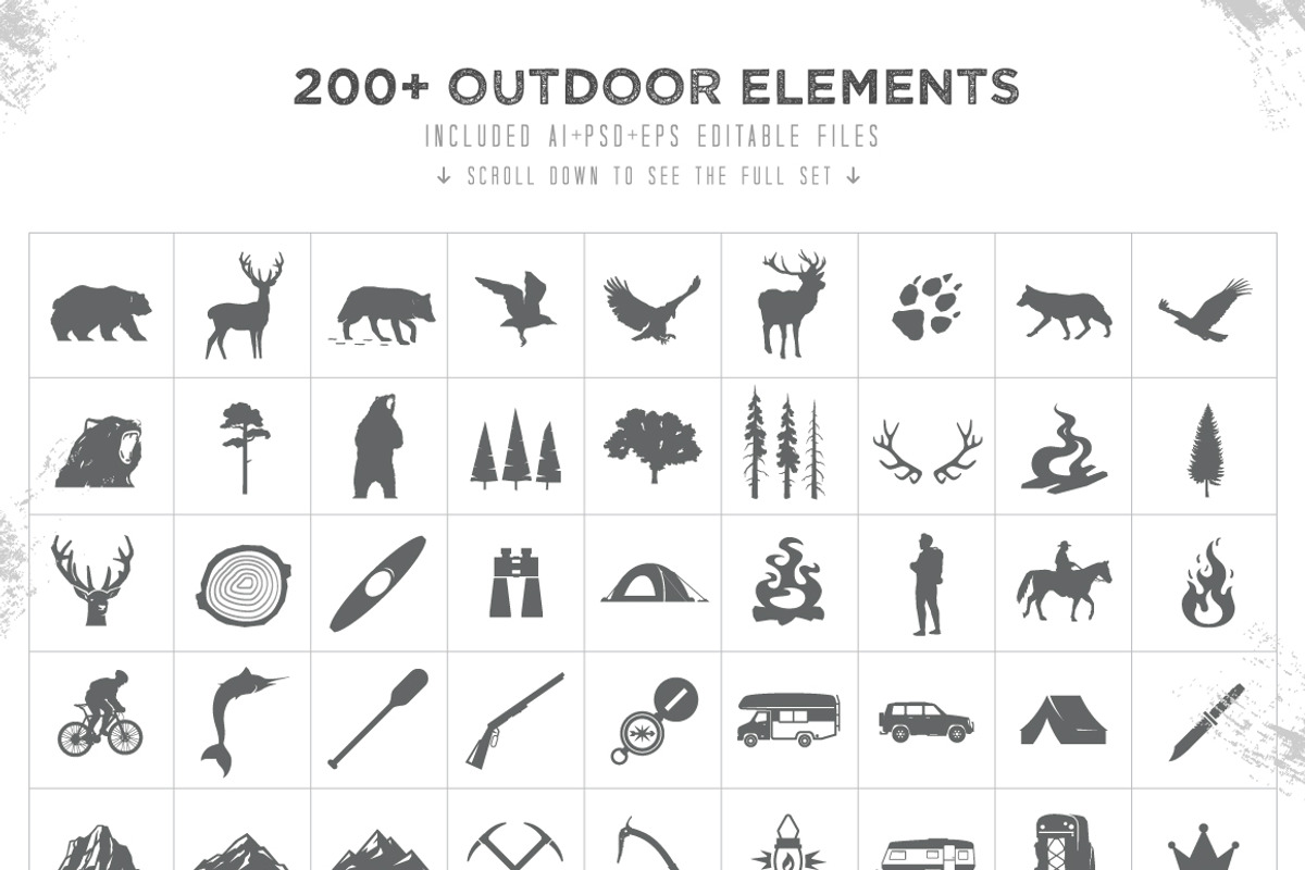 OUTDOOR LABELS CREATION KIT, a Graphic by Red Monkey (Photo 3 of 6)