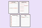 Digital 2025 Fitness Planner, a Stationery Template by Shumaya (Thumbnail 6 of 7)