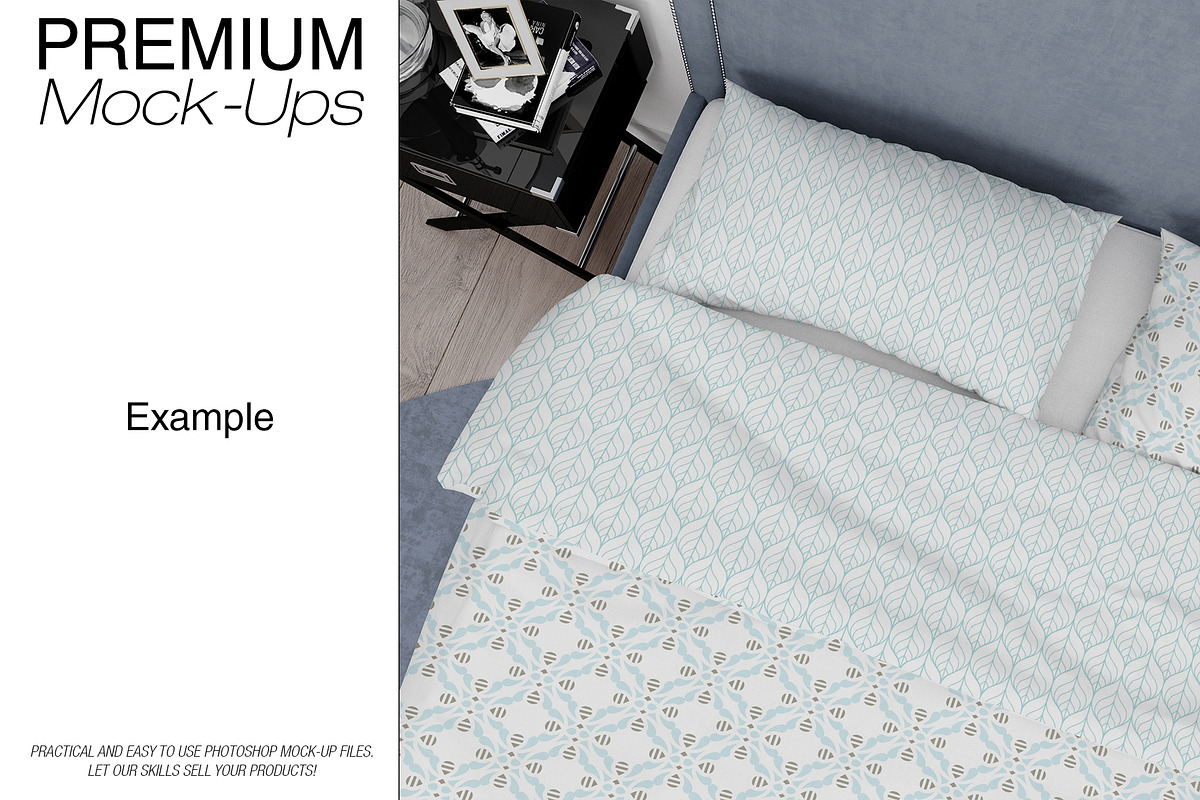 Bedding Mockups - Duvet Sheet Shams, a Product Mockup by mock-ups (Photo 19 of 22)