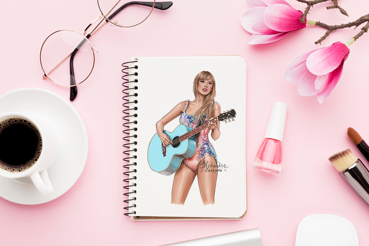 Taylor Swift Illustration, a Person Illustration by BigArtLab (Photo 3 of 3)