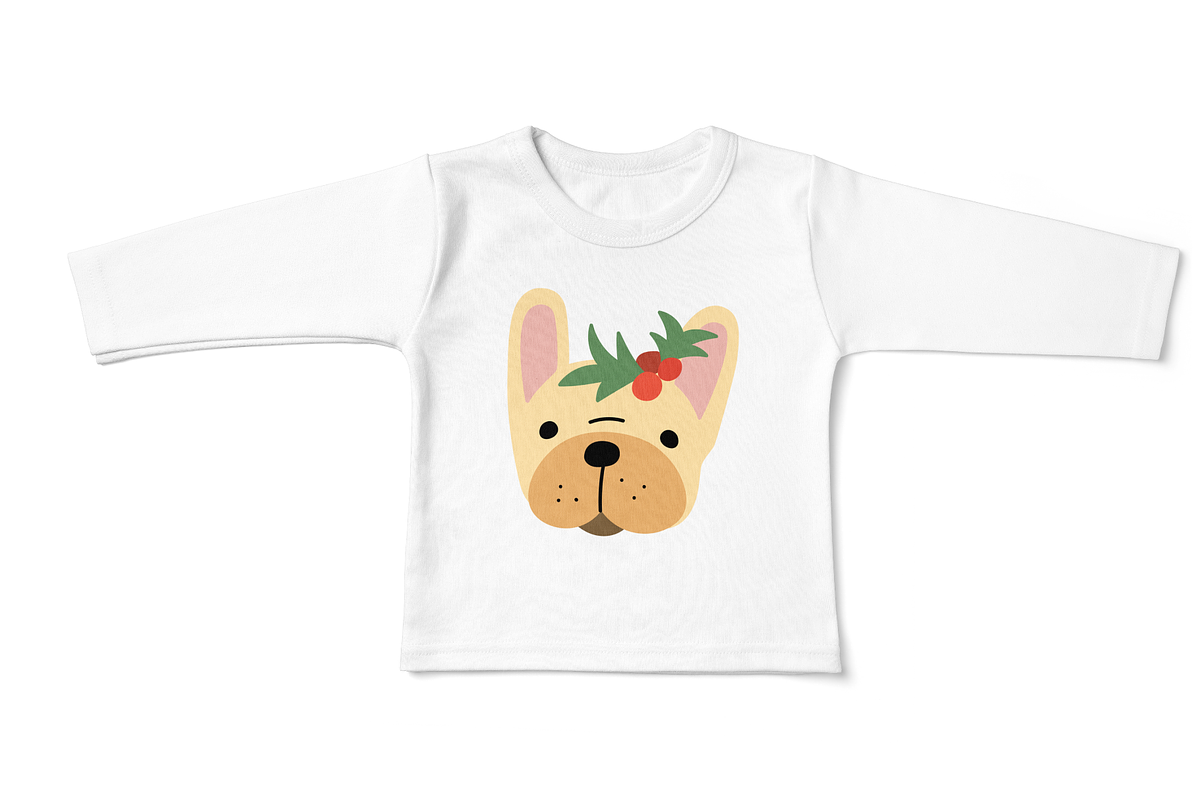 Christmas woof. Cute dogs collection, an Animal Illustration by cutelevindesign (Photo 15 of 16)