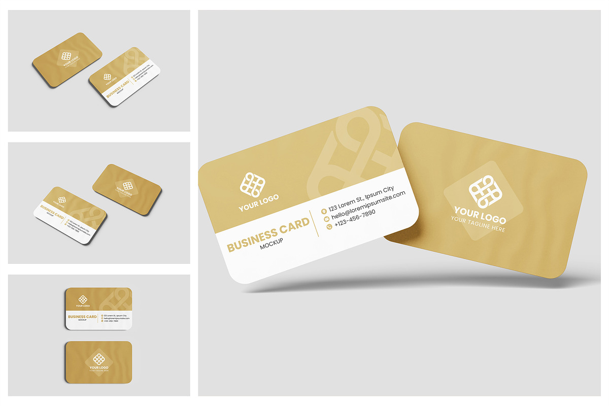 Business Card Mockup, an Advertising Mockup by Hazzpro_Std (Photo 2 of 5)