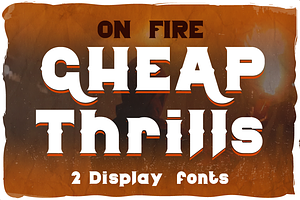 Cheap thrills 2 fonts