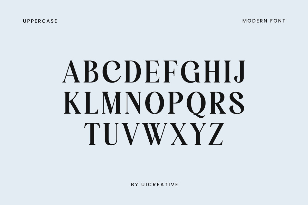 Manwards Modern Retro Serif Font, a Serif Font by UICreative (Photo 5 of 13)