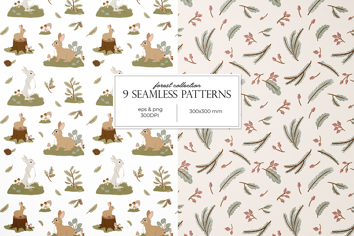 Forest Animals & Seasonal Botany, an Illustration by Ruslana Lubenets (Photo 14 of 21)