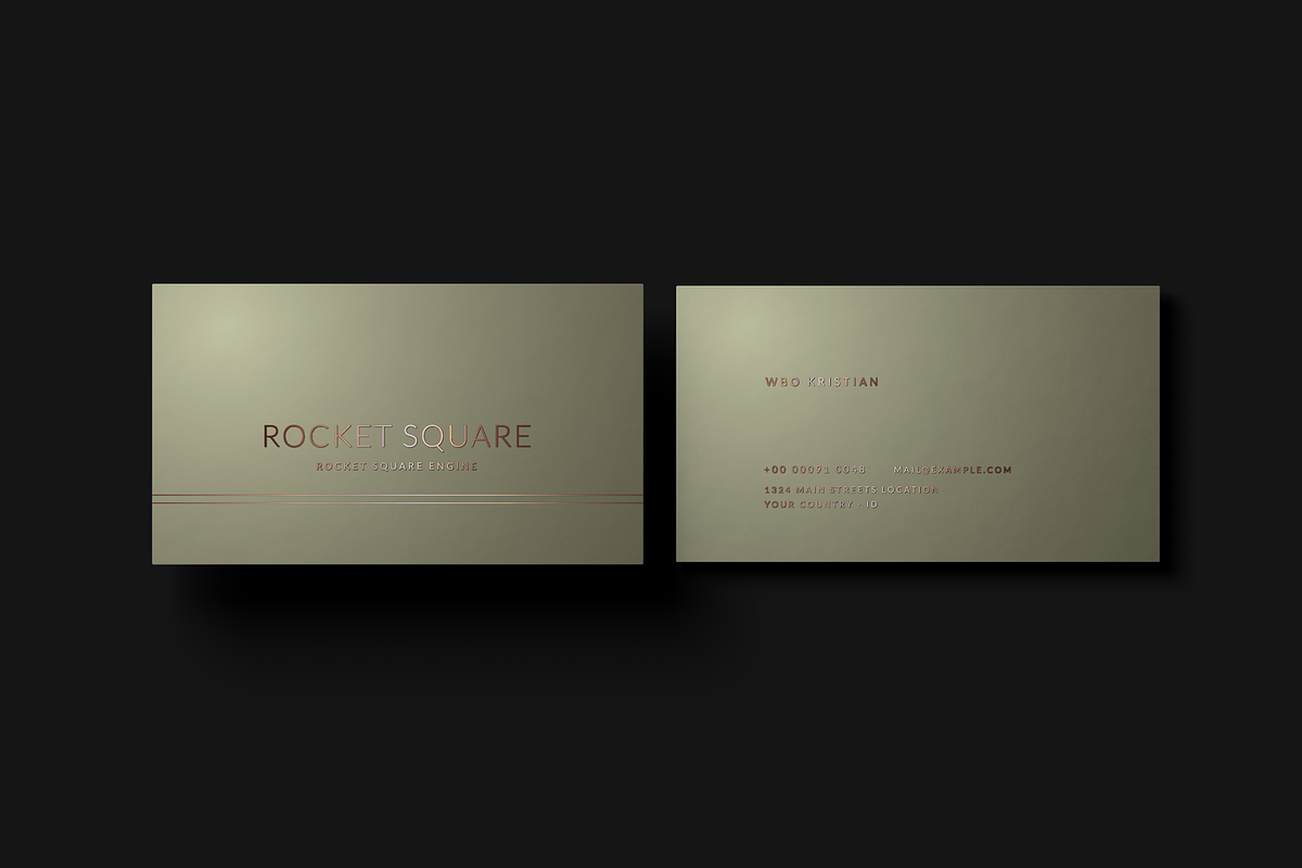 5 in 1 Luxury Business Cards, a Business Card Template by Ctrl space studio (Photo 3 of 5)