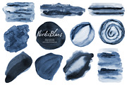 NordicBlues Watercolor Pack, a Texture Graphic by Marmoris.Arts (Thumbnail 23 of 24)