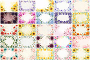 Watercolor Flowers Border Background, a Background Graphic by Forhadx5 (Thumbnail 6 of 16)