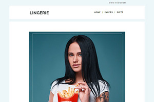 LINGERIE STORE - Email Newsletter