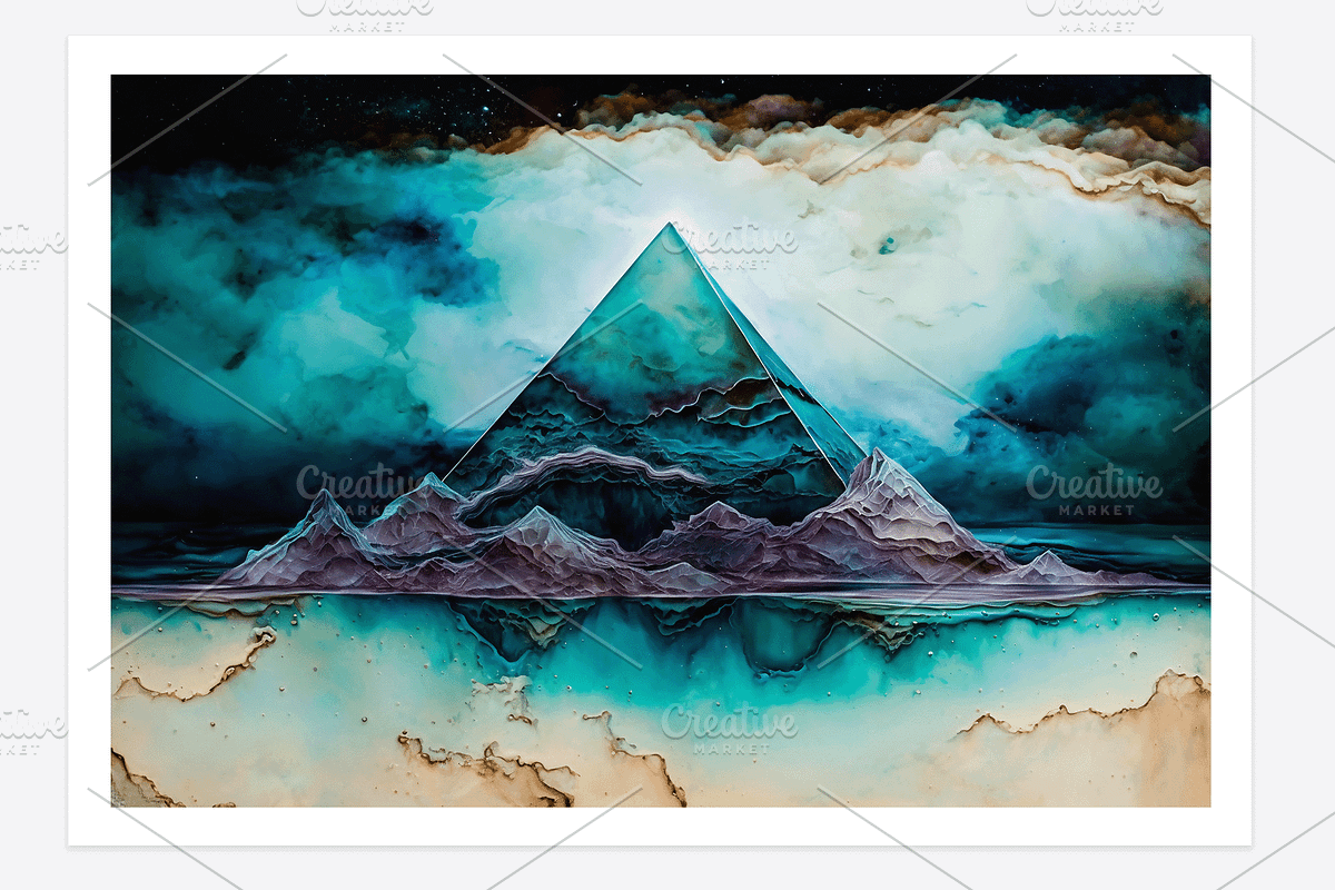Piwa Collection · The Pyramid, a Decorative Illustration by milatovar (Photo 5 of 17)