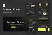 Gym and Fitness Presentation Slides, a Presentation Template by Antstheme (Thumbnail 1 of 3)