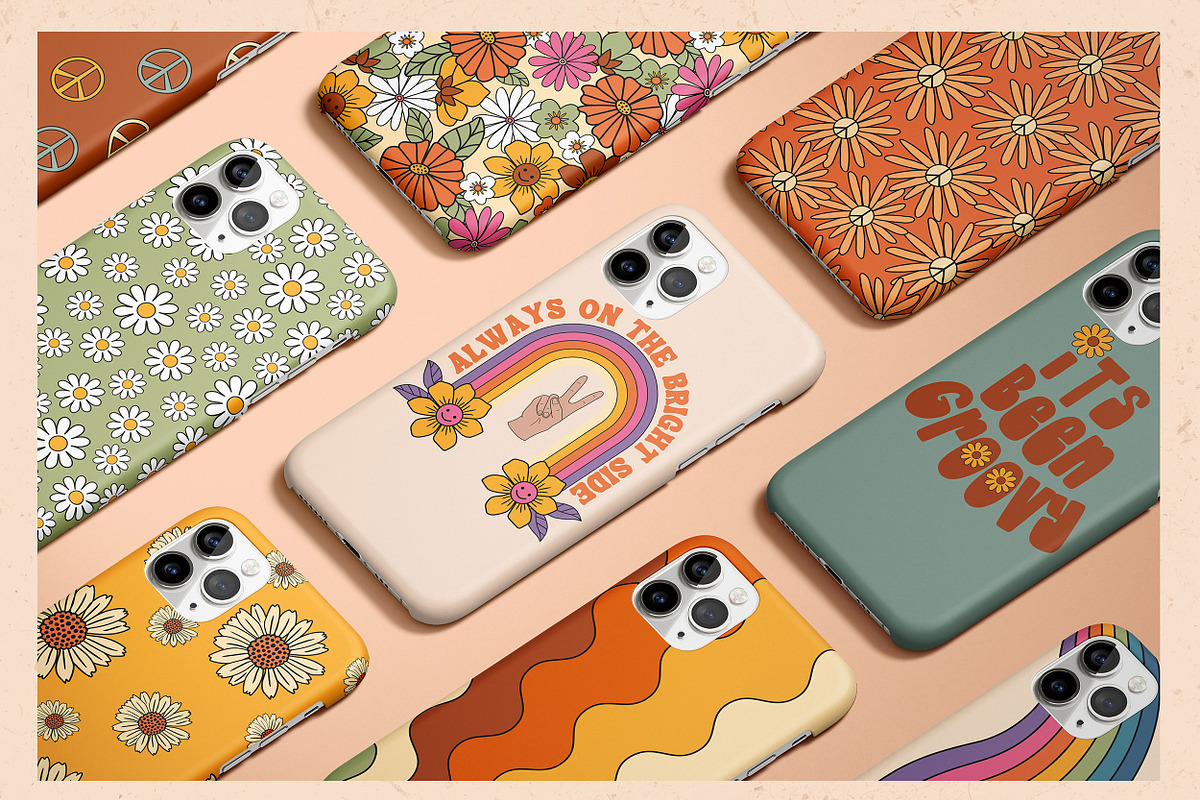 Retro Revival 70s Graphic Collection, a Pattern Graphic by Essentially Nomadic (Photo 11 of 16)