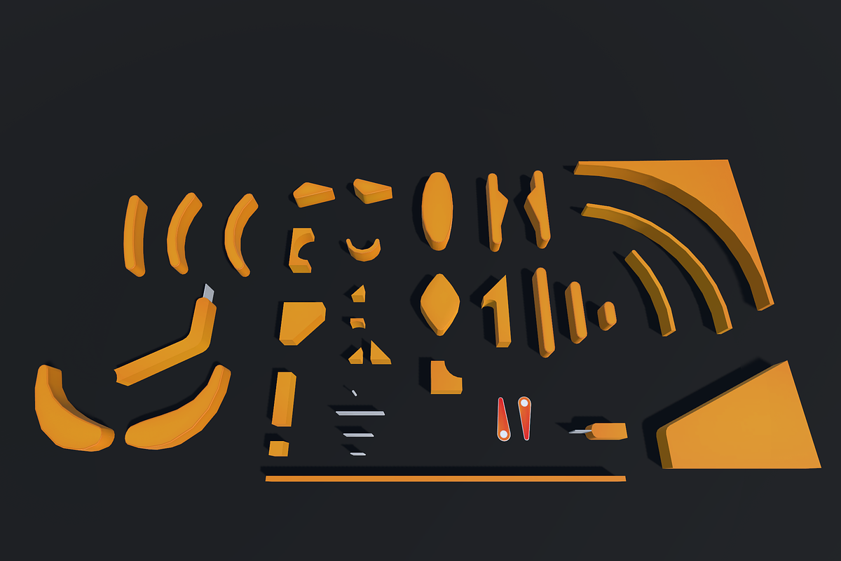 Pinball table elements, an Object 3D Model by Luc Versleijen (Photo 2 of 6)